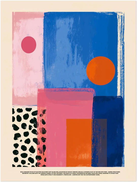 Abstrakte Kunstdrucke von nterya