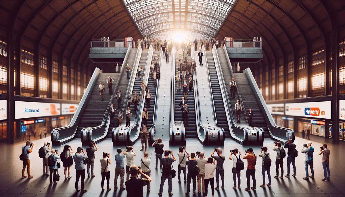 Berliner Rolltreppe steht still