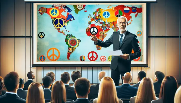 Kanzler Merz zeigt bunte PowerPoint-Folien