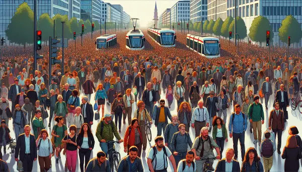 Ver.di-Warnstreik in Berlin legt den Nahverkehr lahm